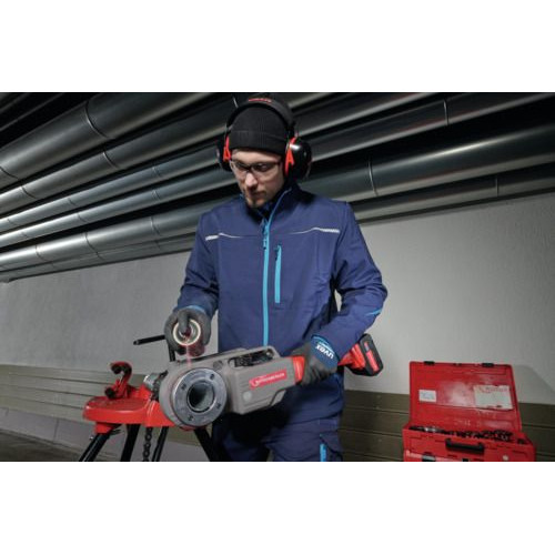Rothenberger SUPERTRONIC 2000 E AMP set 1/2-2" Aku závitořez 1000004186 + 4 Ah, nabíječka