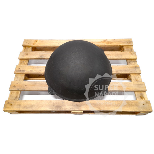 Litinový uzbecký kotel 50 l, 64 cm kazan Davr LE500, 10 mm samostatný bez poklice