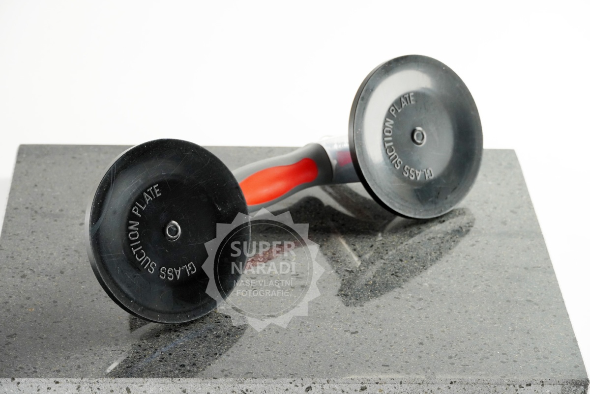 Dedra Přísavka, ALU nosič na sklo do 120 kg, DED06P12, dvojitá 2x 123 mm, hliníková