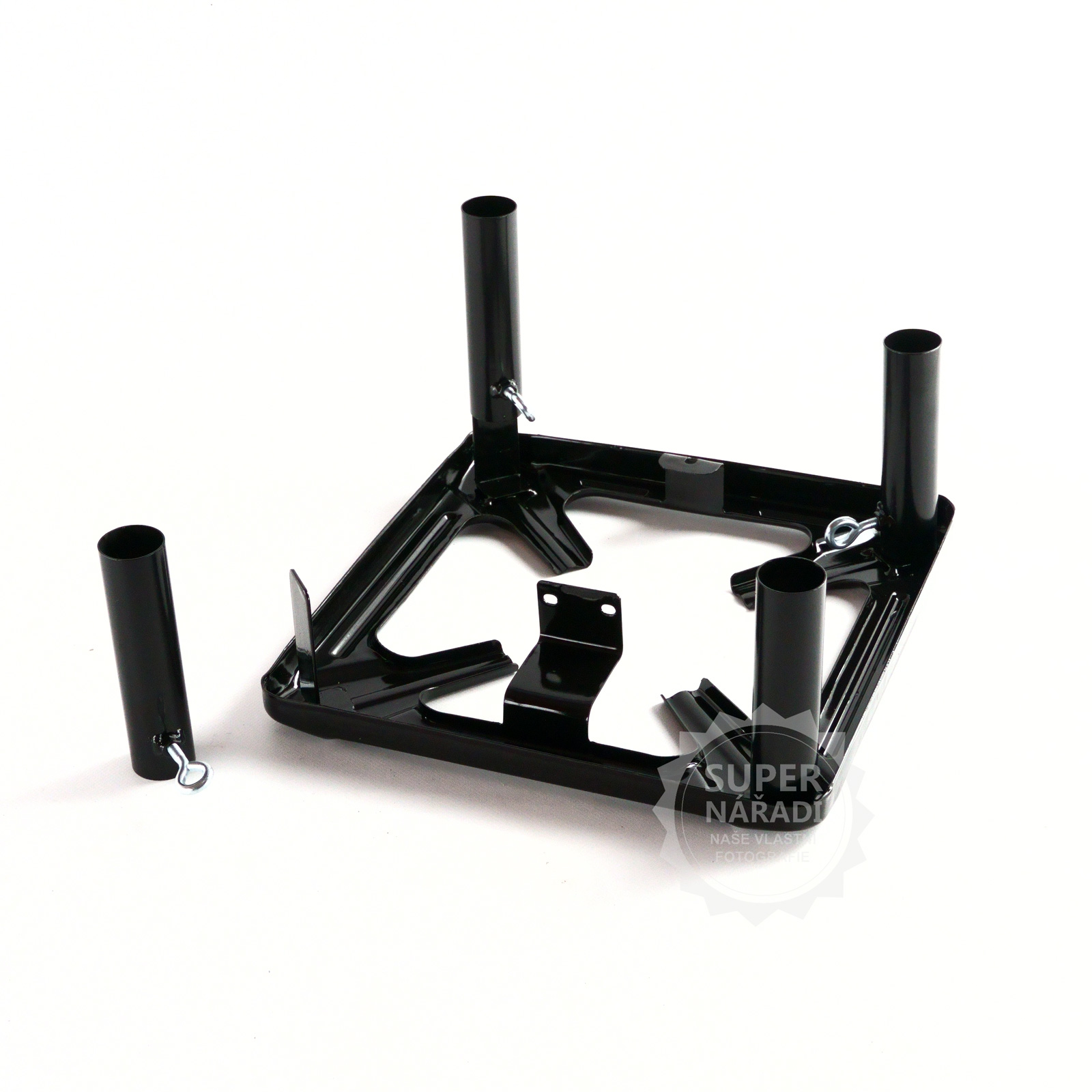 PWI 3030 Průmyslový vařič malý 30x30x14-18cm 4 nožka 4 kW PB plynový SET, nastavitelné nožky SN