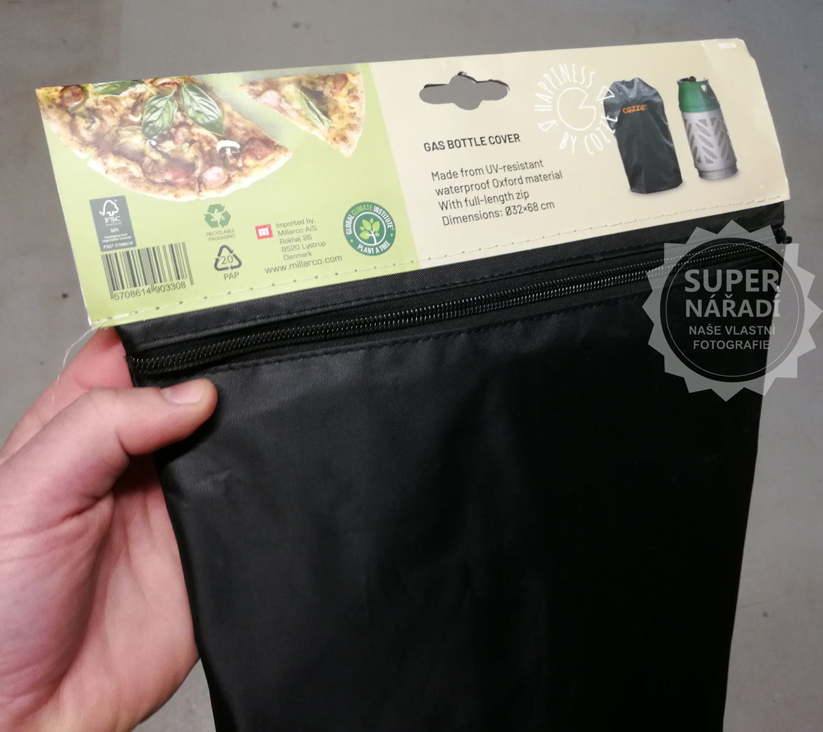 Cozze Kryt, obal na 10 kg plynovou láhev 90330