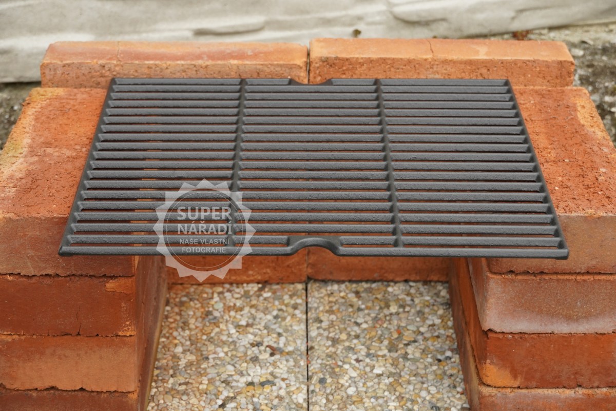 Litinový grilovací rošt 43x37cm G21 pro gril Argentina BBQ, 6390364