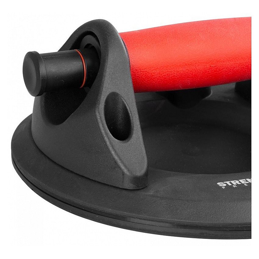 Držák na sklo 200mm s manometrem, 1 přísavka do 150kg, Strend Pro 2172569