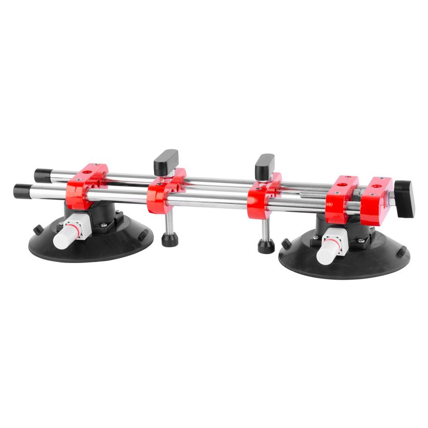 Profi Držák na sklo, obklady 2x 150mm přísavky + 44cm rampa 3v1 do 150kg, Strend Pro 2172826