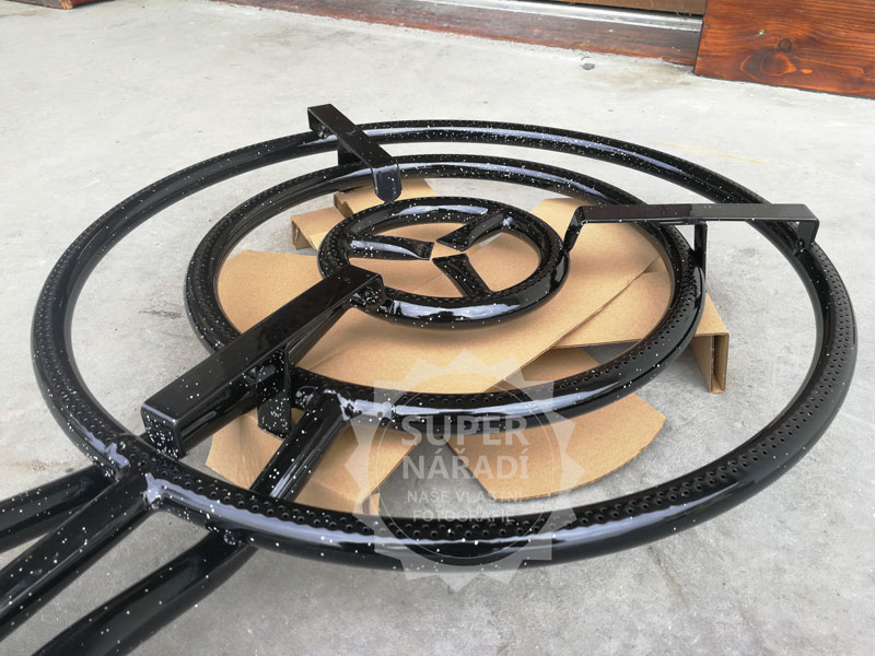 Paella PB hořák 60cm 17,5 kW 50 mbar, 3-kruhový, Vaello Campos VACA P1660D G1/4" PWI