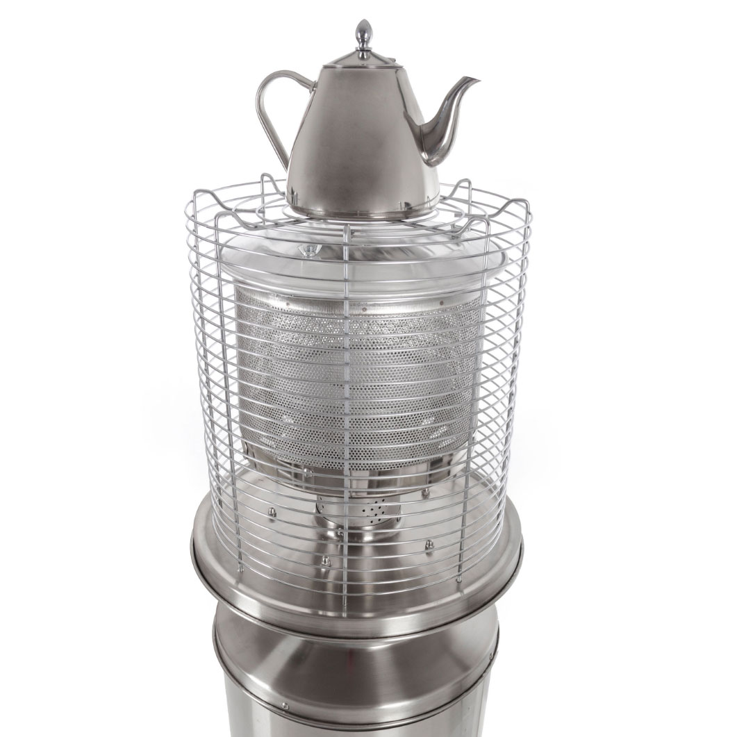 G21 Tepelný zářič Tornado 13 kW, 137 cm, plynový PB 6392143, nerezový na terasu