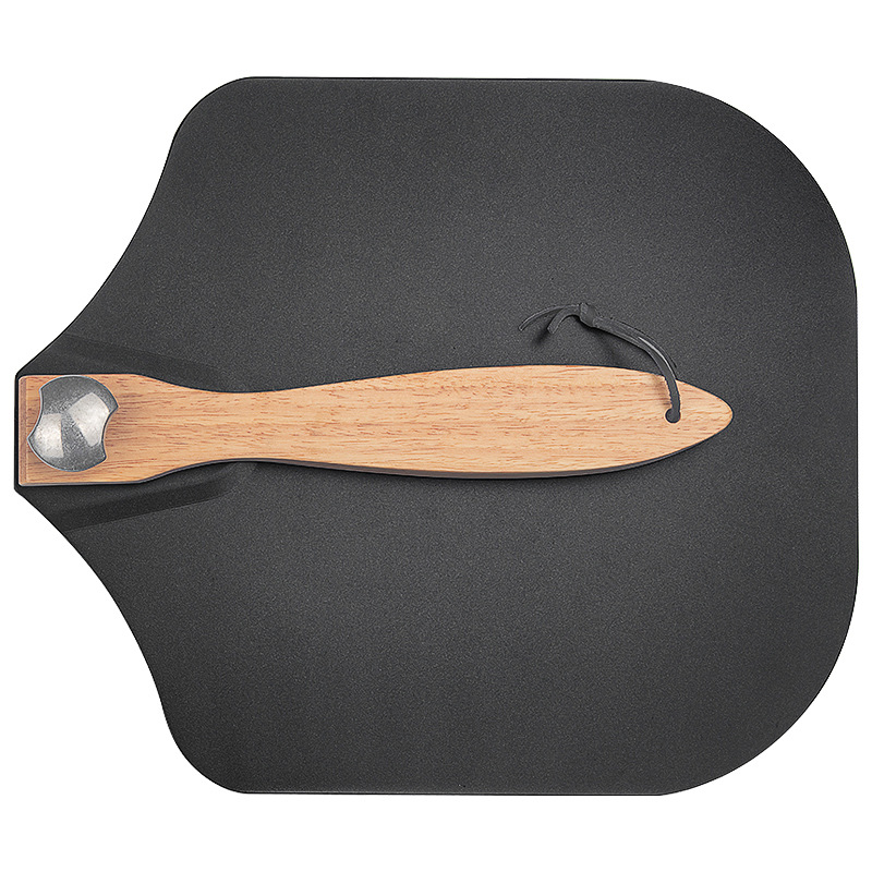 UG Grill Sada pizza příslušenství III, DP-6819B Black - malá lopata, kolébkový nůž, špachtle