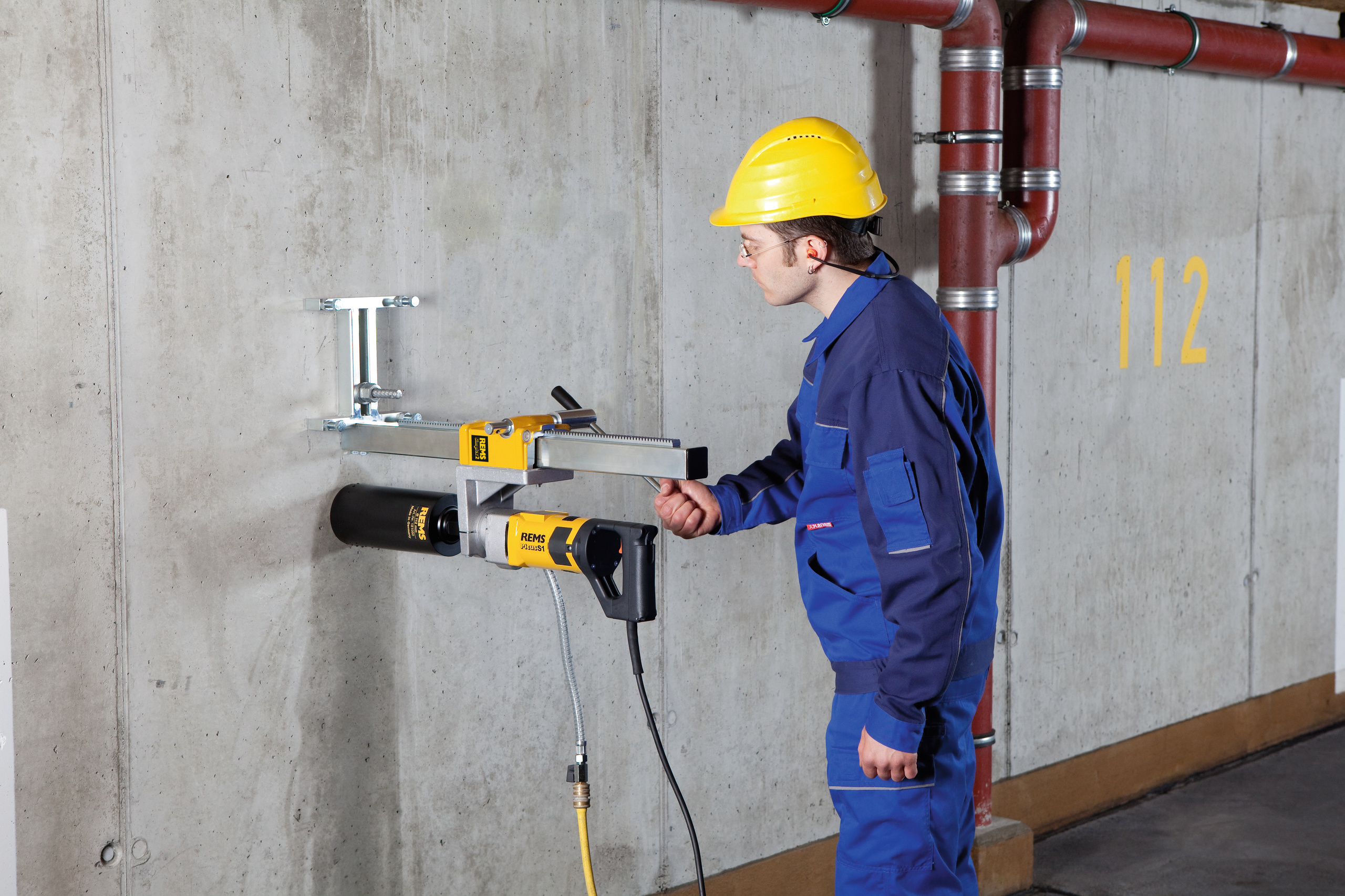 REMS Jádrová vrtačka Picus S1 Basic-Pack 180010, 230V mokré, suché vrtání do prům. 162 mm