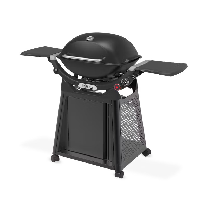 Plynový gril Weber Q3200N+ s vozíkem, stolky Premium 6,5 kW, 1501126
