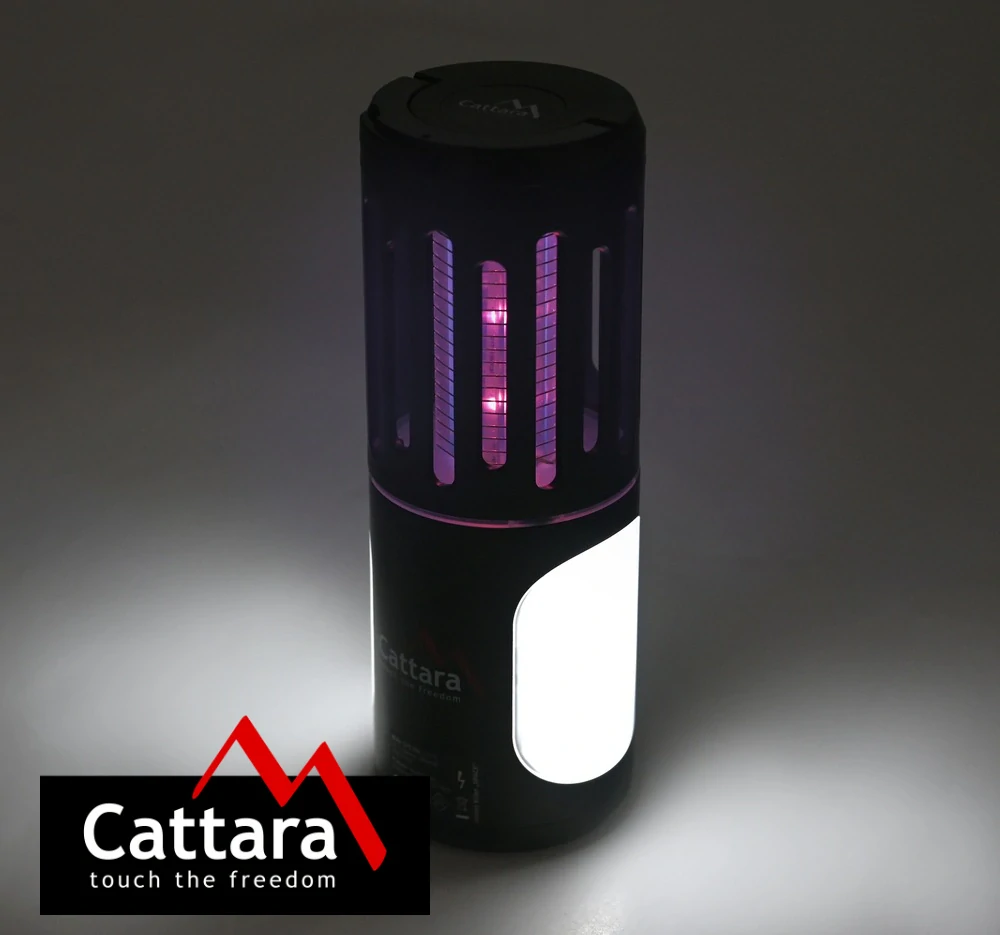 Cattara Svítilna SPACE nabíjecí + lapač hmyzu 13177, Li-ion, 60 lm, micro USB