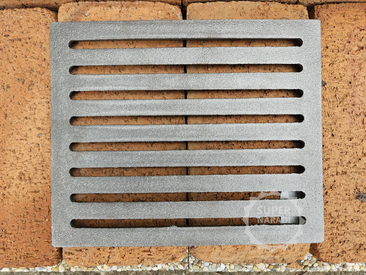 Strend Pro Litinový rošt 280x230x15 mm 11x9" 221622, do topeniště kamen, krbů