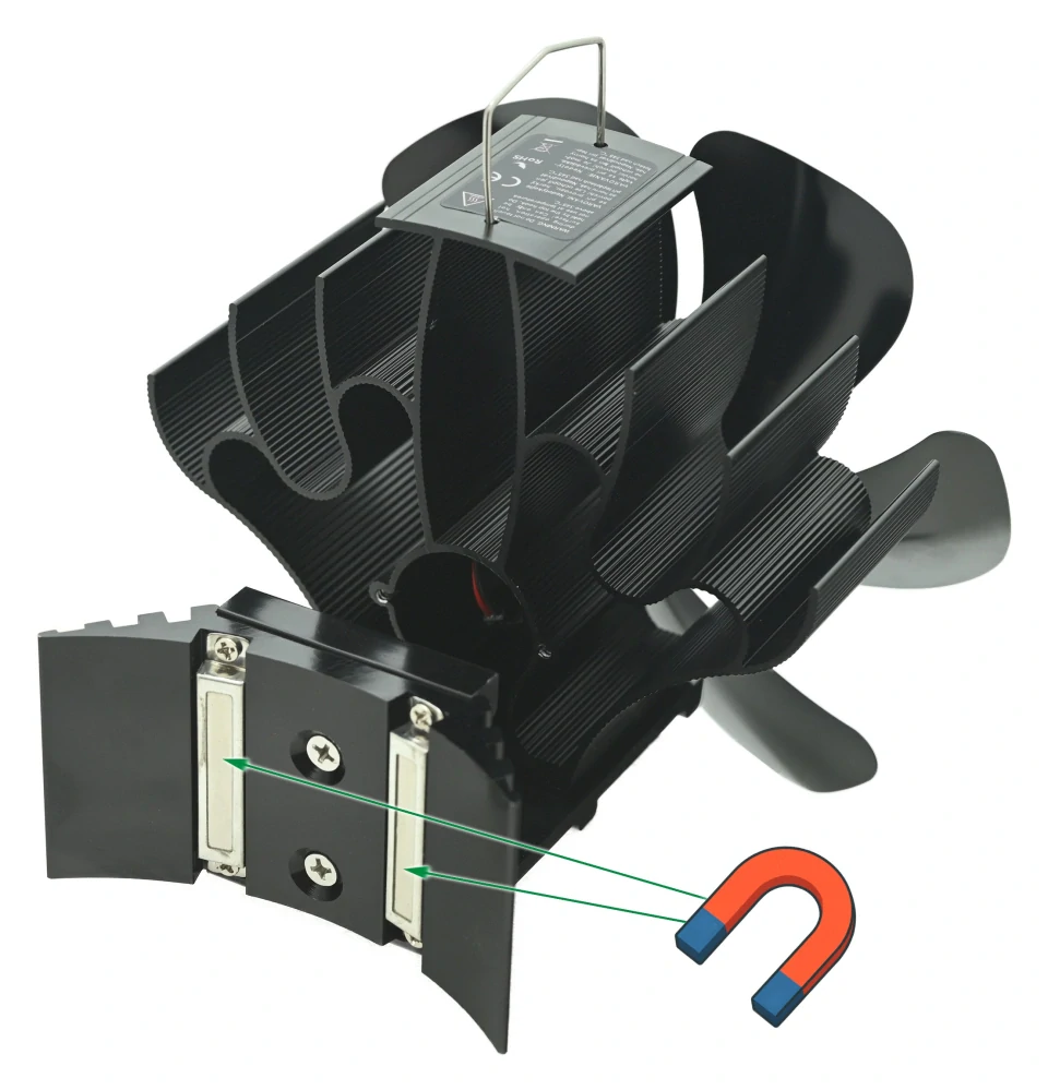 Cattara Ventilátor krbový Throne na kouřovod 160mm, 14501