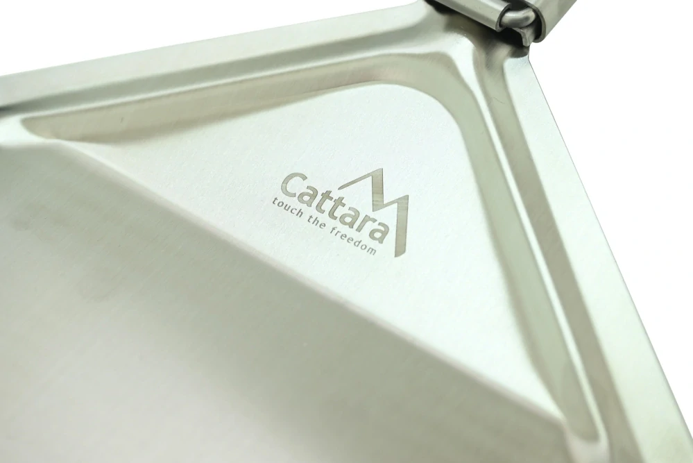 Cattara lopata na pizzu skládací 24 x 36cm, 14089 obdelníková, nerezová