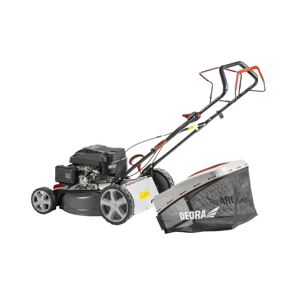 Dedra benzinová sekačka 3,6kW 173cc, záběr 46cm, pojezd DED8724-46C, koš 60l, funkce mytí