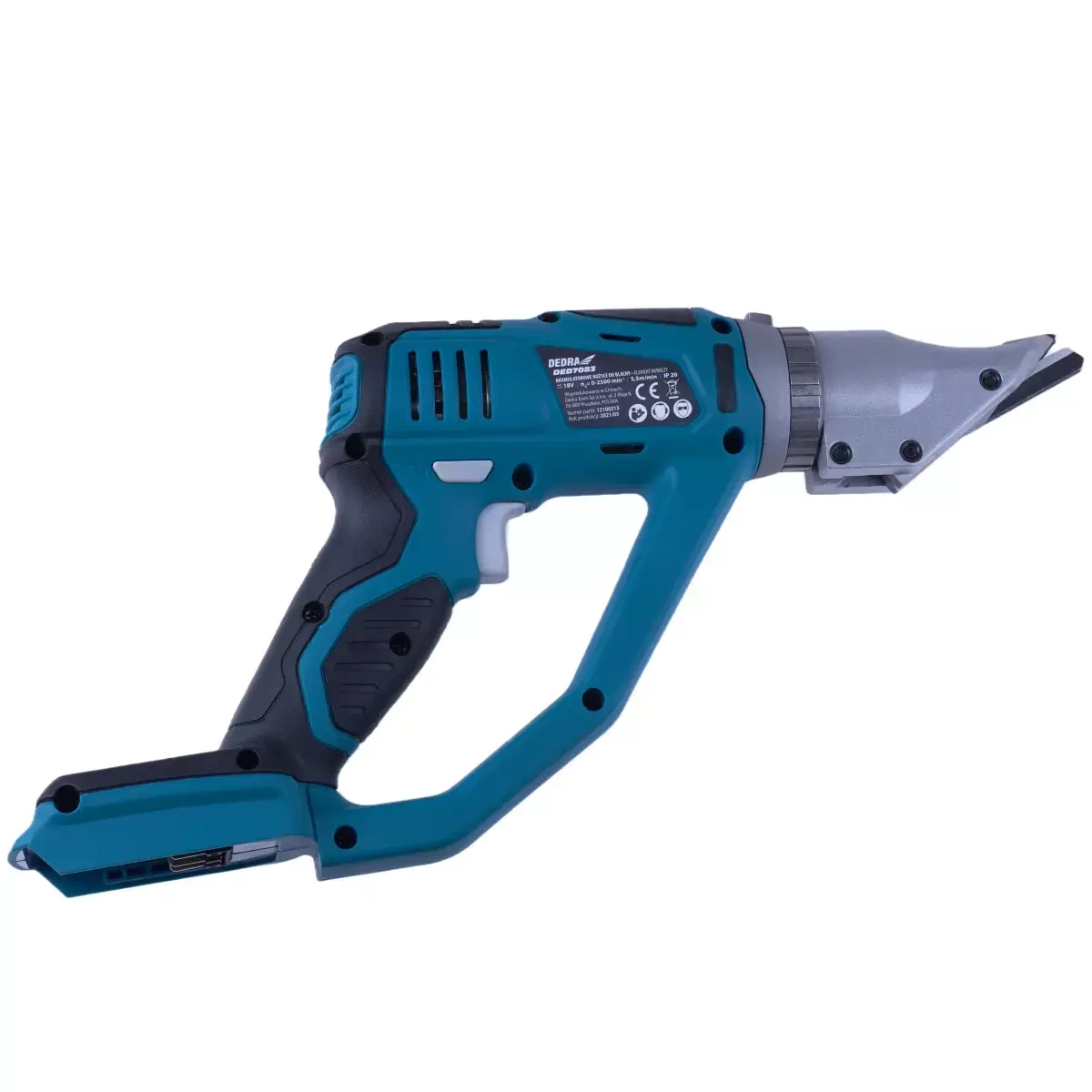 DEDRA SAS+ALL Aku nůžky na plech DED7083 18V, prostřih až 2,0 mm