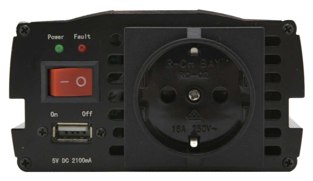 Compass měnič napětí 12/230V, 600W + USB, 07109