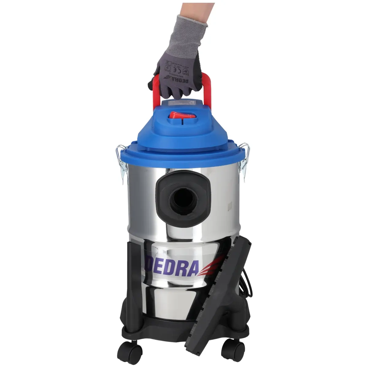 Dedra vysavač DED6610, 1200W, 20l, 230V, 16kPa na suché-mokré vysávání, bavlněný filtr + sáček