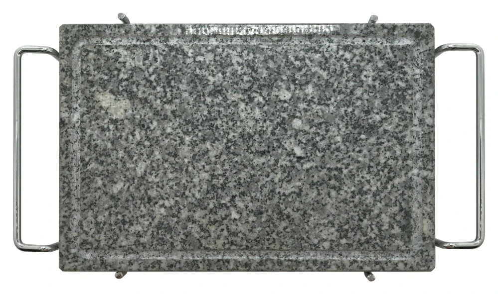 Cattara grilovací kámen Granit L s drážkou a držákem 30x20x1,65cm, 14070