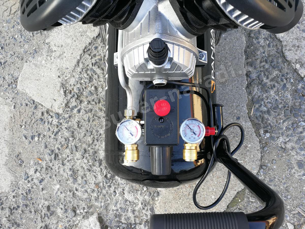 PANSAM Dvoupístový kompresor 2300W 50l 8bar, 230V olejový A077060 Dedra