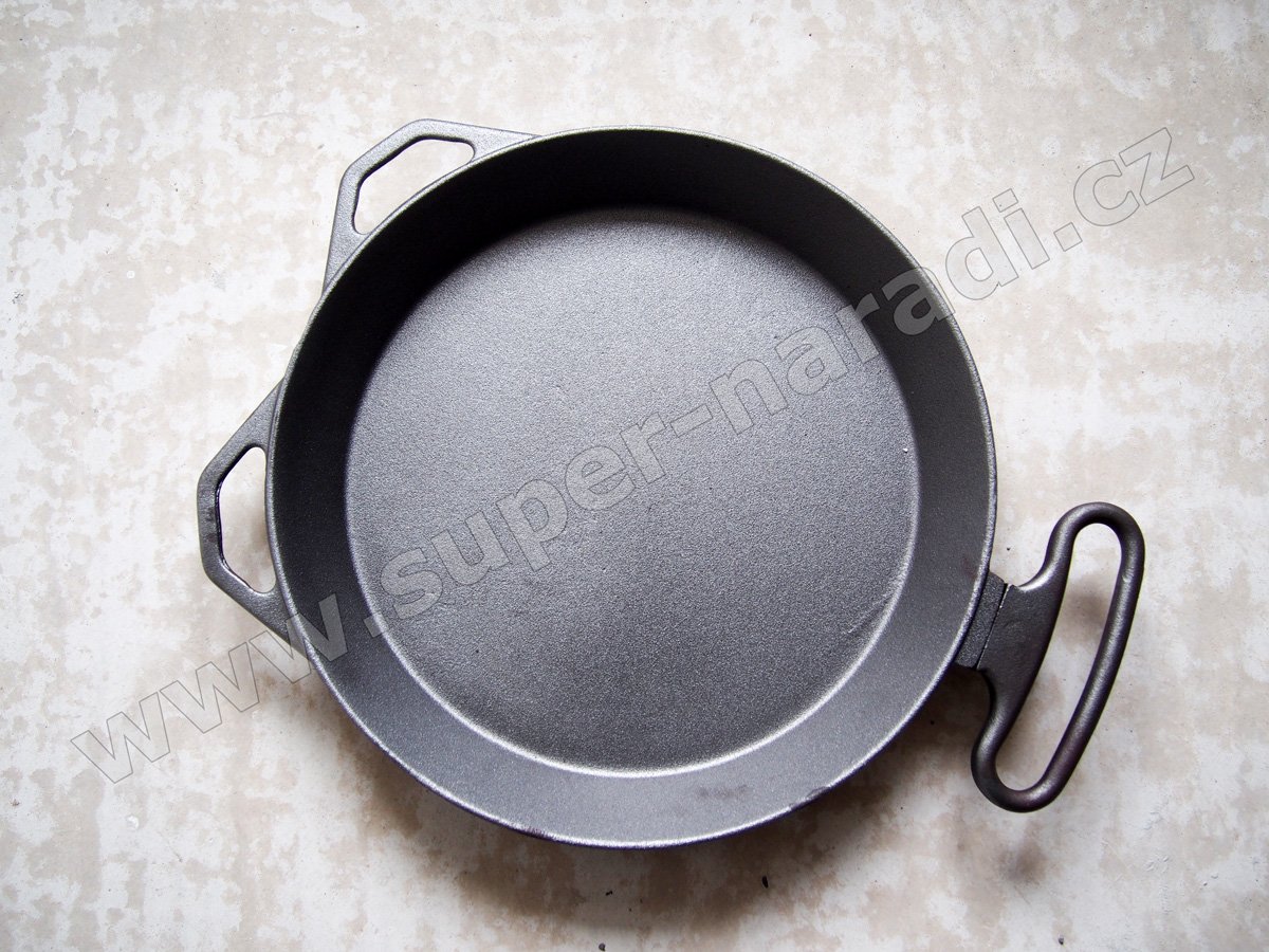 GTIP Pánev litinová Ø650 mm, V=90 zkosená s madly, nedělená