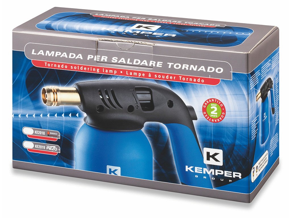 KEMPER Letlampa KE2018COM Plast, na kartuše 190g, bez piezo
