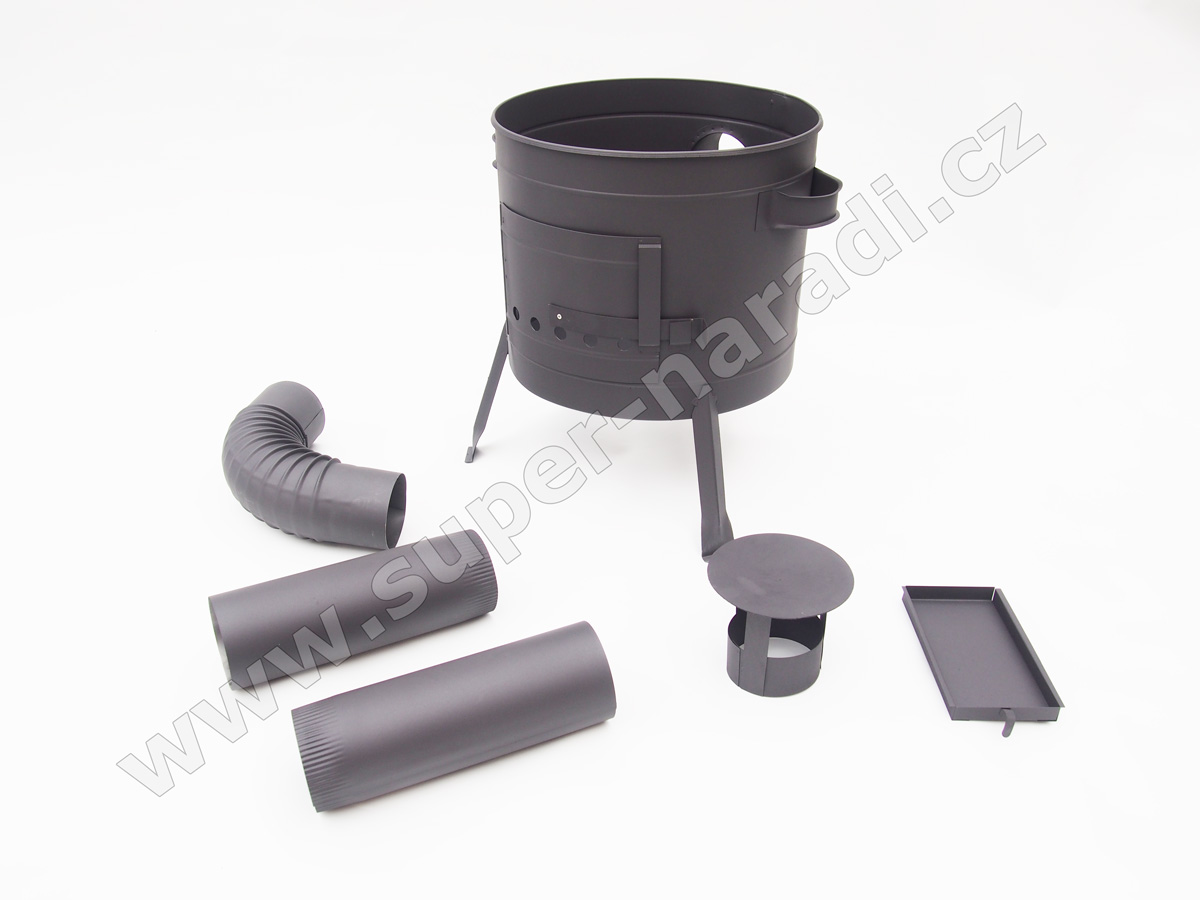 PLD Kotlina 39cm pro kotlíky 16-20l, kouřovod, nízká TERMO