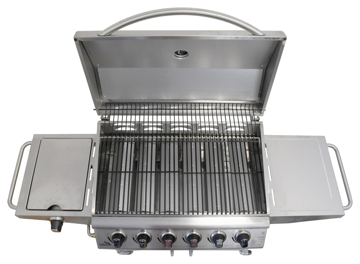 Cattara Plynový gril MANHATTAN 18kW INOX, 6x hořák + vařič 99BB006