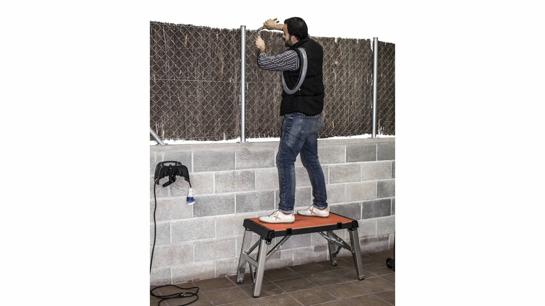 RUBI Pracovní stůl multifunkční 4v1, 80x47cm, skládací 66924