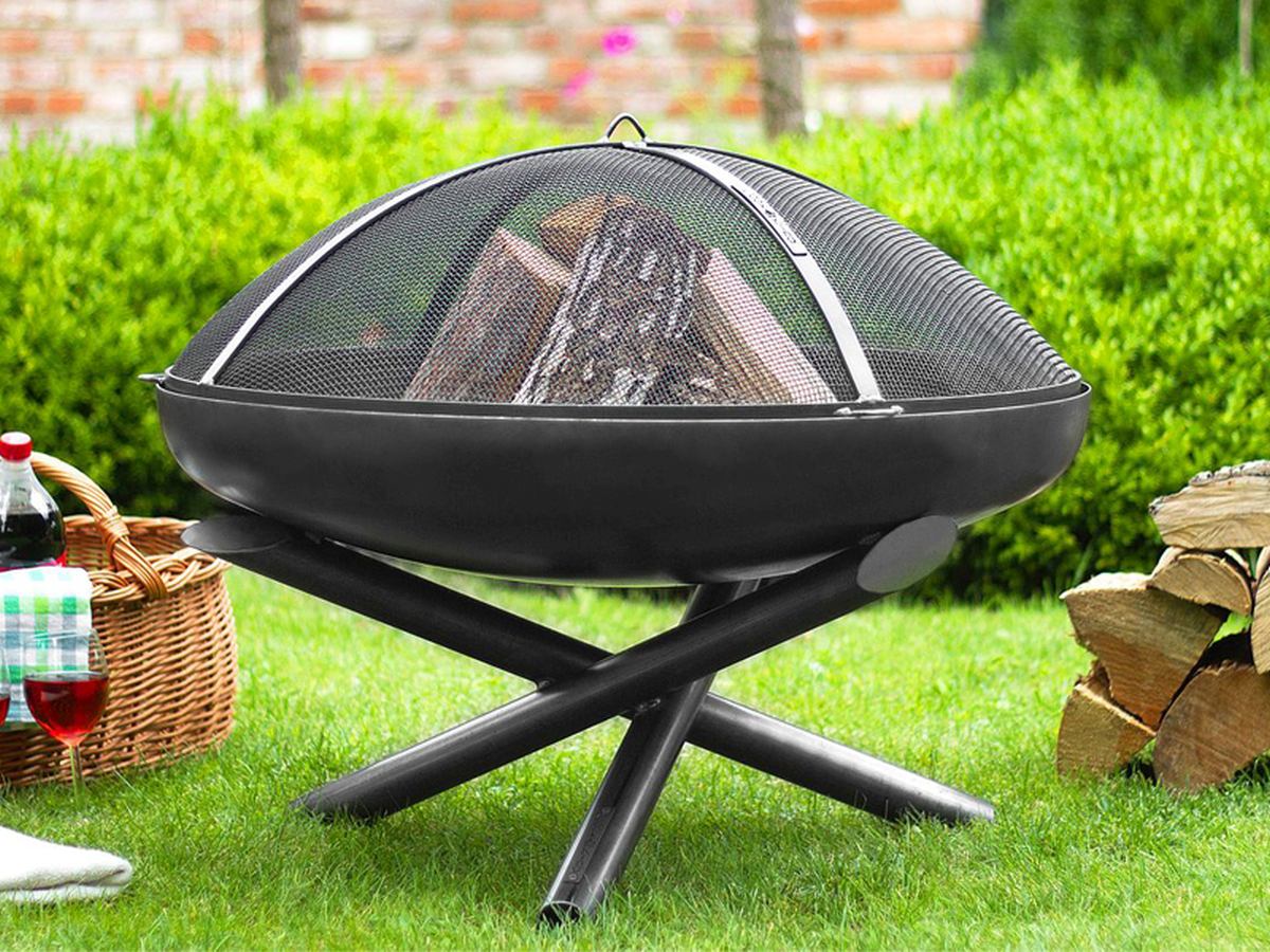 CookKing Ohniště INDIANA 60 cm ocelové, 3 trubkové nohy 111346