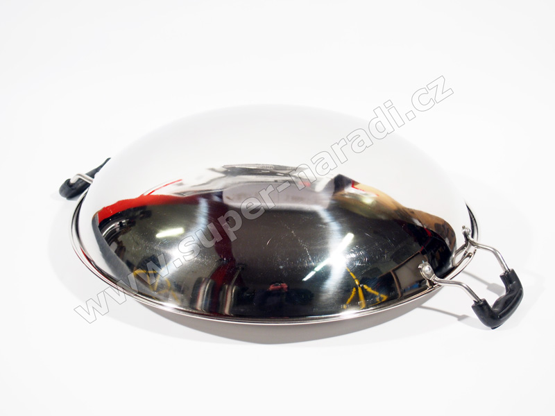 Wok pánev 41 cm z nerezové oceli PWI