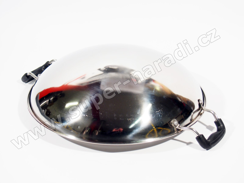 Wok pánev 35 cm z nerezové oceli PWI