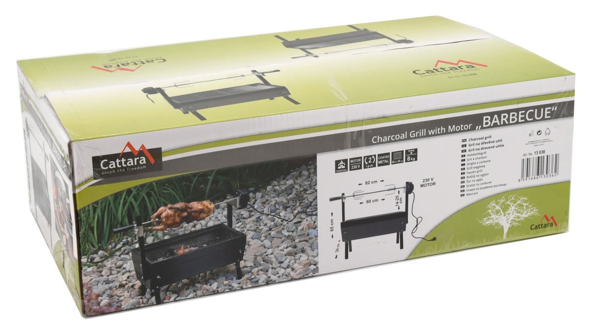 Gril Barbecue 60cm s motorem 230V Cattara 13036