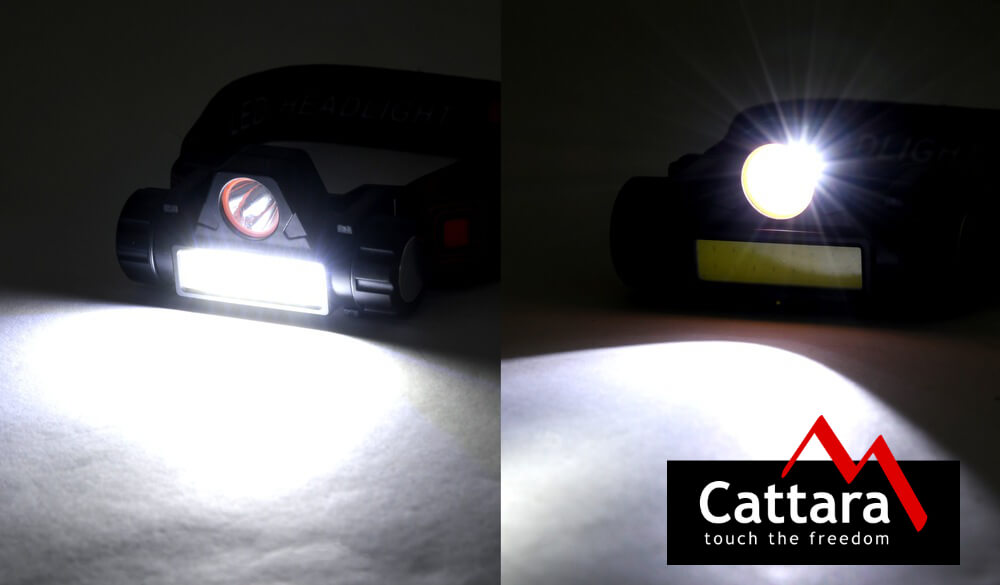 Čelovka 120 lm nabíjecí Cattara 13126