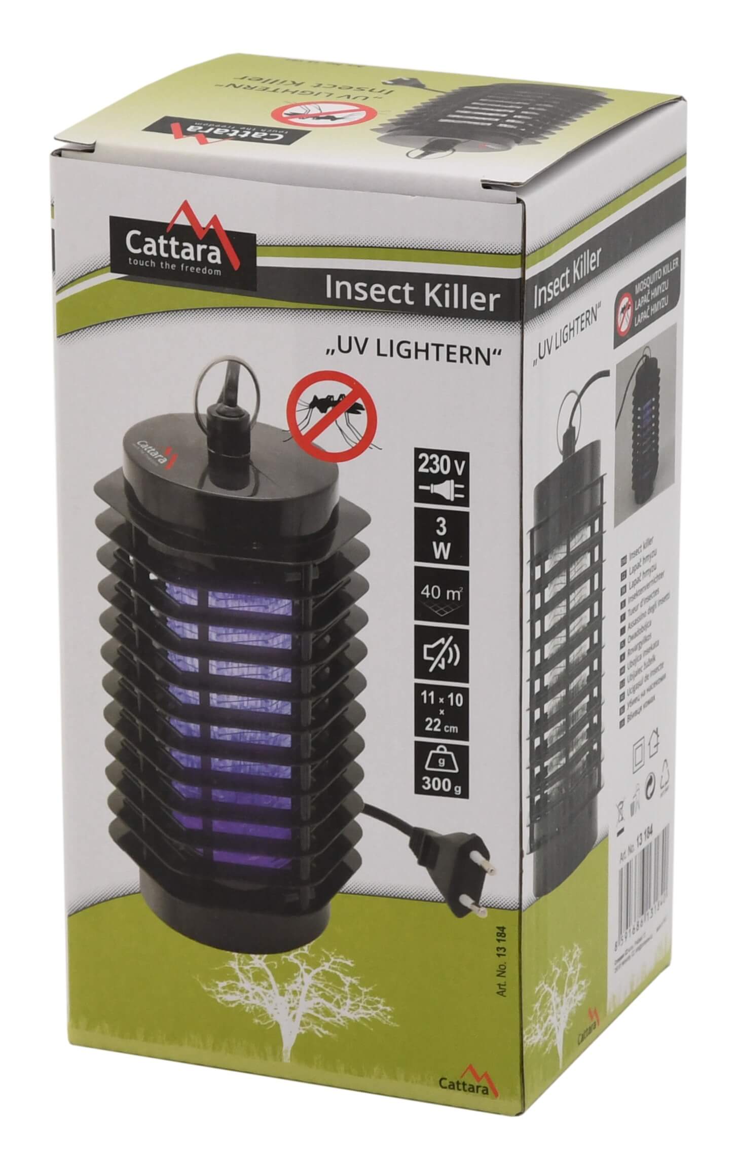 Lapač hmyzu 230 V UV Lightern Cattara 13184