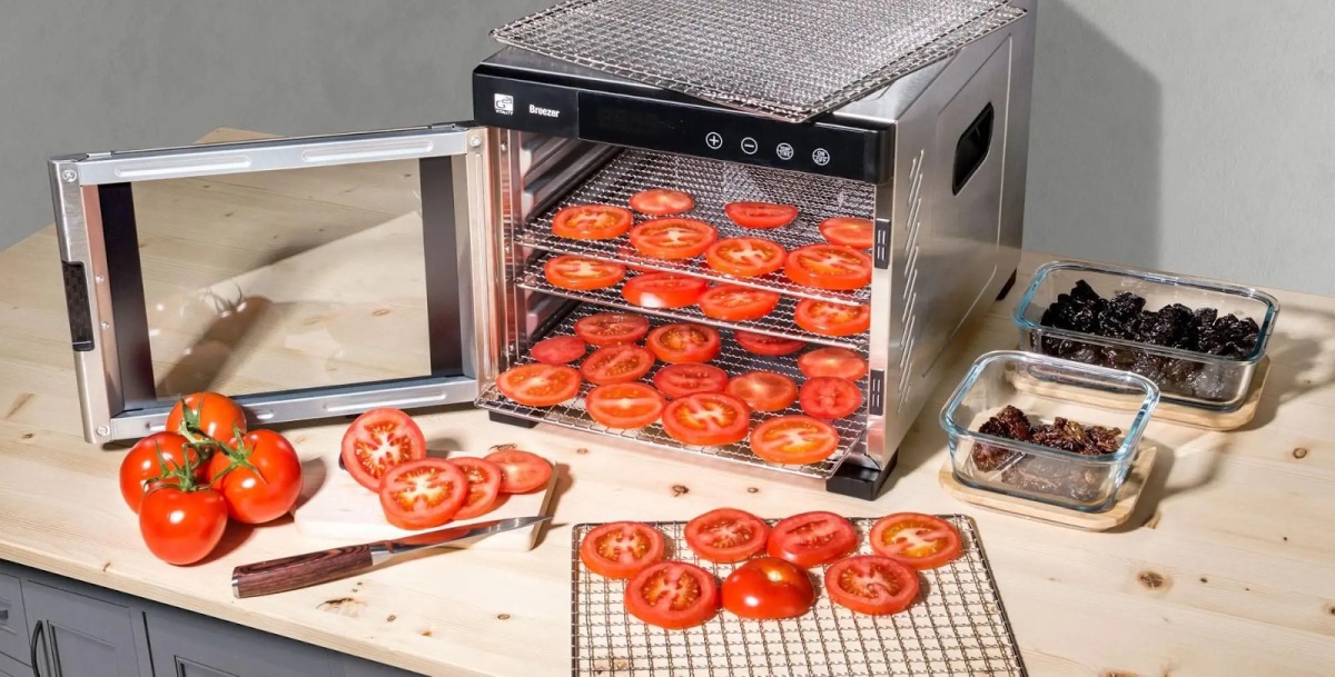 G21 Breezer sušička potravin 6 táců, 650 W, nerez  6008112