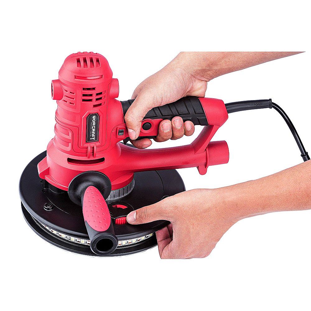 Worcraft elektrická bruska na sádrokarton 800 W, 190 mm, DS08-190
