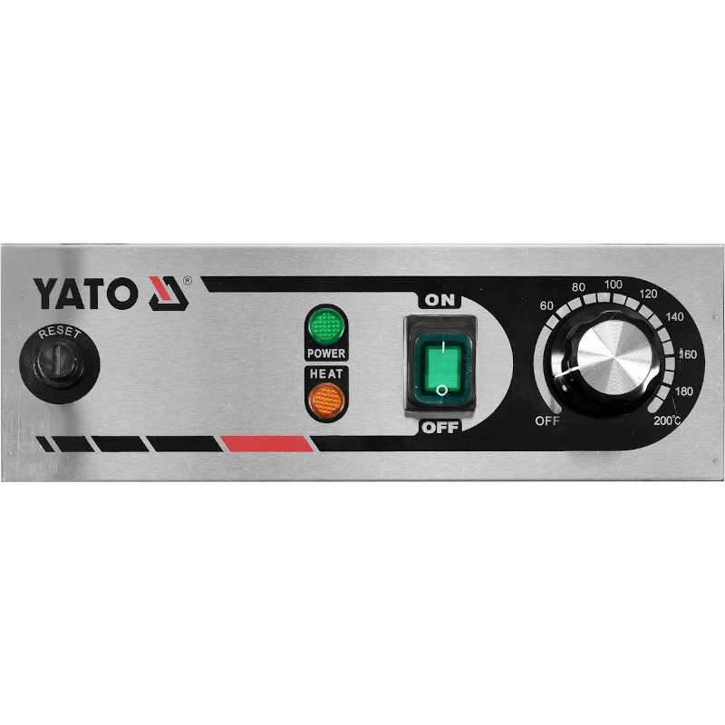 Yato Fritéza 12+12 l s ventilem, 2x5 kW 400V, dvoukomorová YG-04634, nerezová