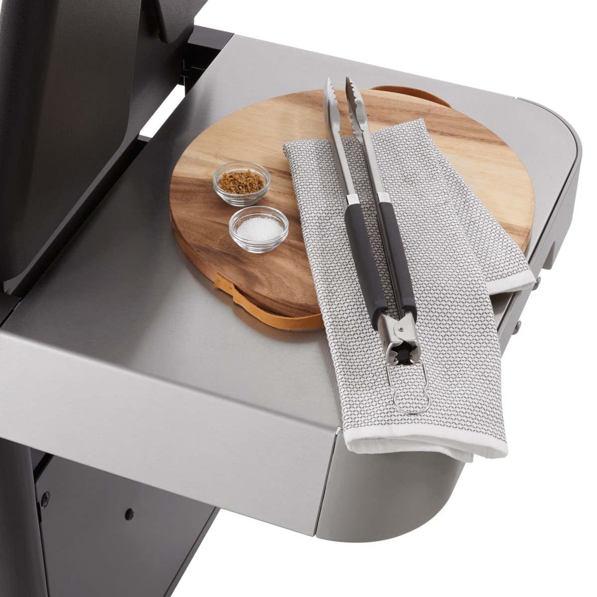 Weber Plynový gril Genesis II E-325s Sear Zone 35310047 Crafted, černý se sklopným stolkem
