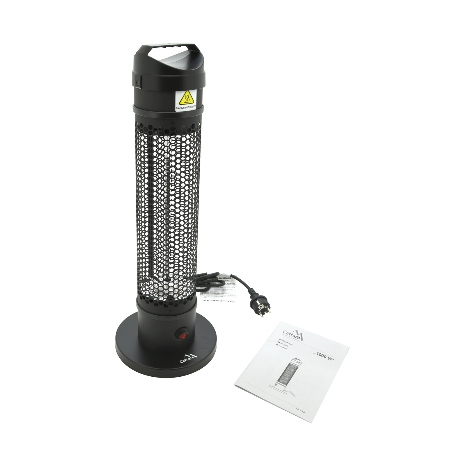 Cattara Infrazářič 1000W 230V na podlahu, 13941 s madlem