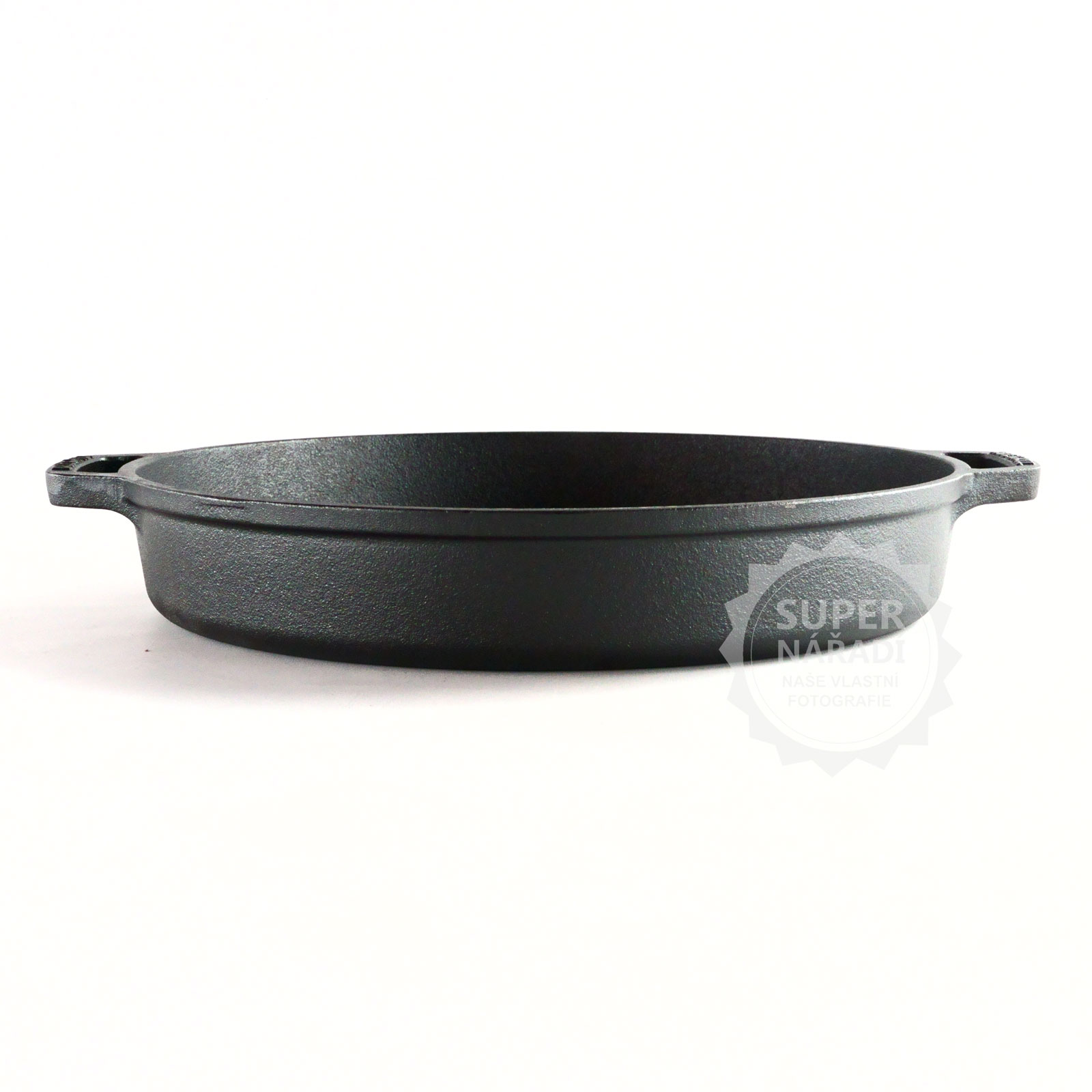 Litinová pánev 35 cm / 6 cm, Gastro PROFI, 2 uši PWI 4507