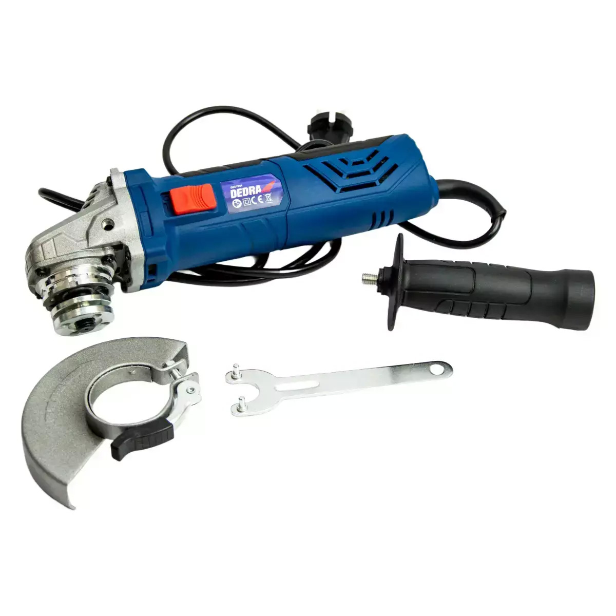 Dedra úhlová bruska 125 mm, 1100W DED7954 s regulací otáček