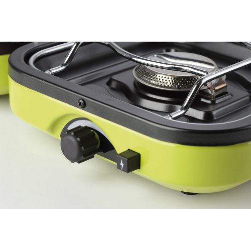 Meva vařič Dual Compact UKP22003 propan-butanový s grilem, skládací na kartuše 7/16"