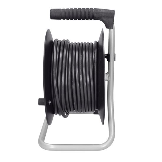 Solight PB01 prodlužovací buben, 4 zásuvky, 25m, černý kabel, 3x 1,5mm2