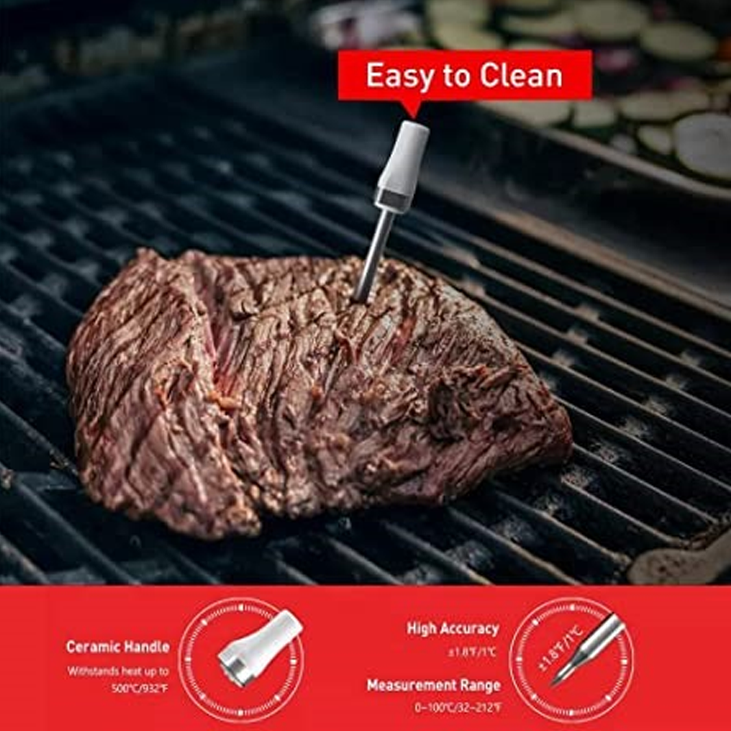 ToGrill Bezdrátový teploměr WP01/100 m Bluetooth, sonda do masa 127500 do 100/500°C