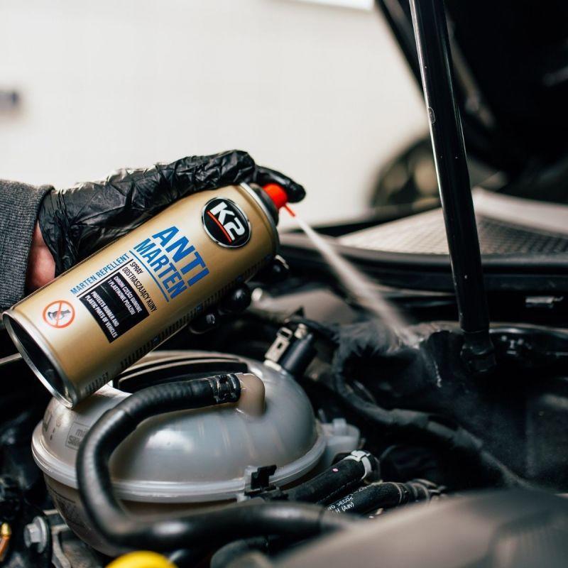 K2 Sprej proti hlodavcům a kunám 400 ml amK199, na ochranu kabeláže Compass