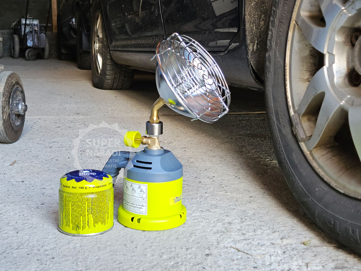 Meva plynový teplomet Ardent MINI KP23008 na 190g propichovací kartuše