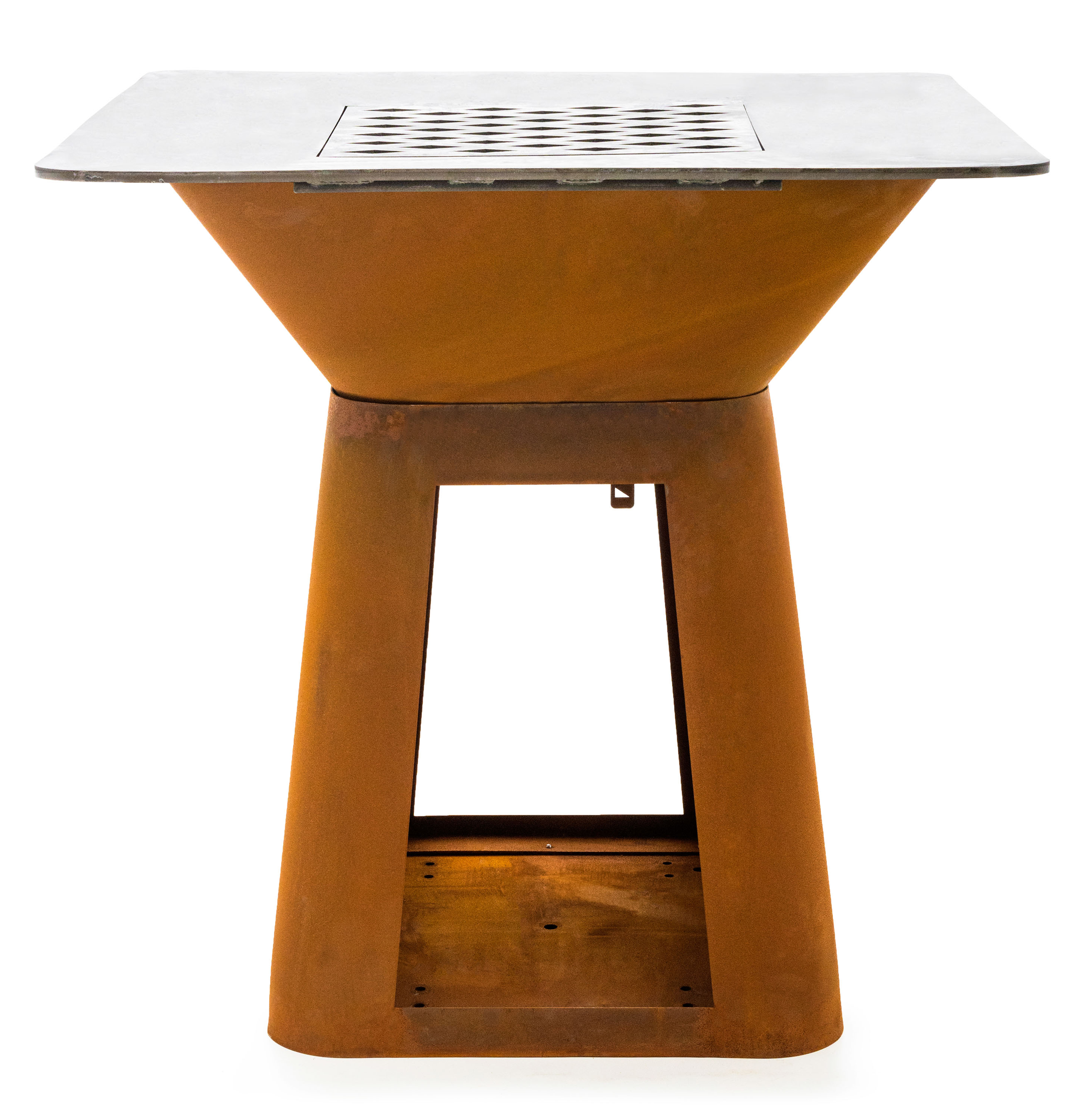 Gril G21 Montana Corten, s planchou 100 cm 63903213 čtvercové