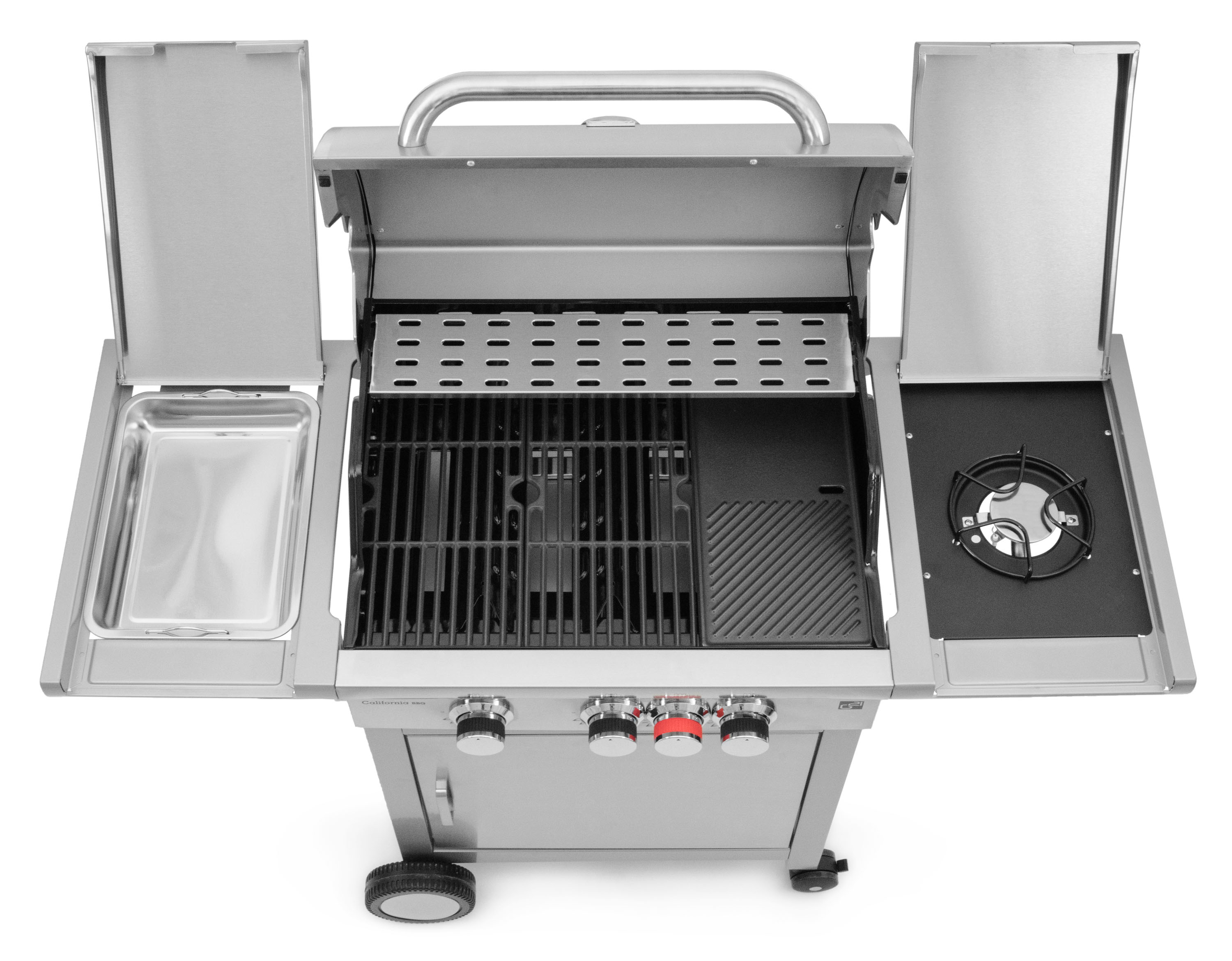 Plynový gril G21 California BBQ Premium line, 4 hořáky, 16 kW nerezový 6390305