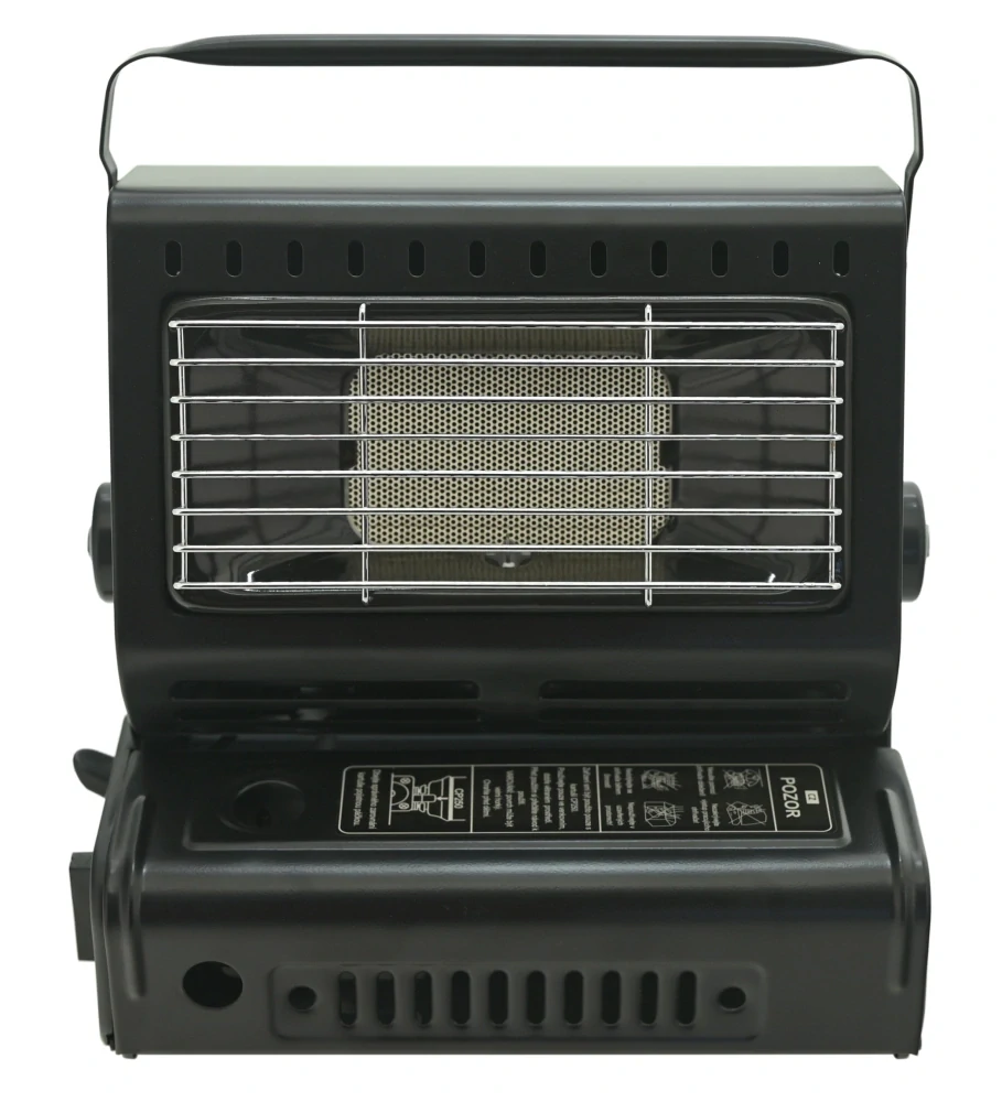 Cattara Plynové topení + vařič 1,3 Kw HEAT&COOK 13594, výklopné, na kartuše 227g