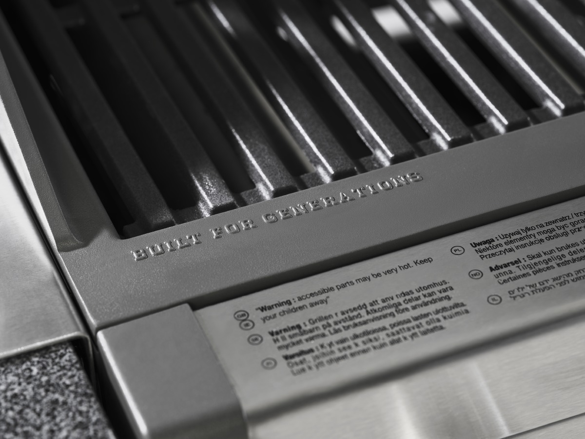 Vestavný plynový gril GrandHall ELITE G5, K05000324A